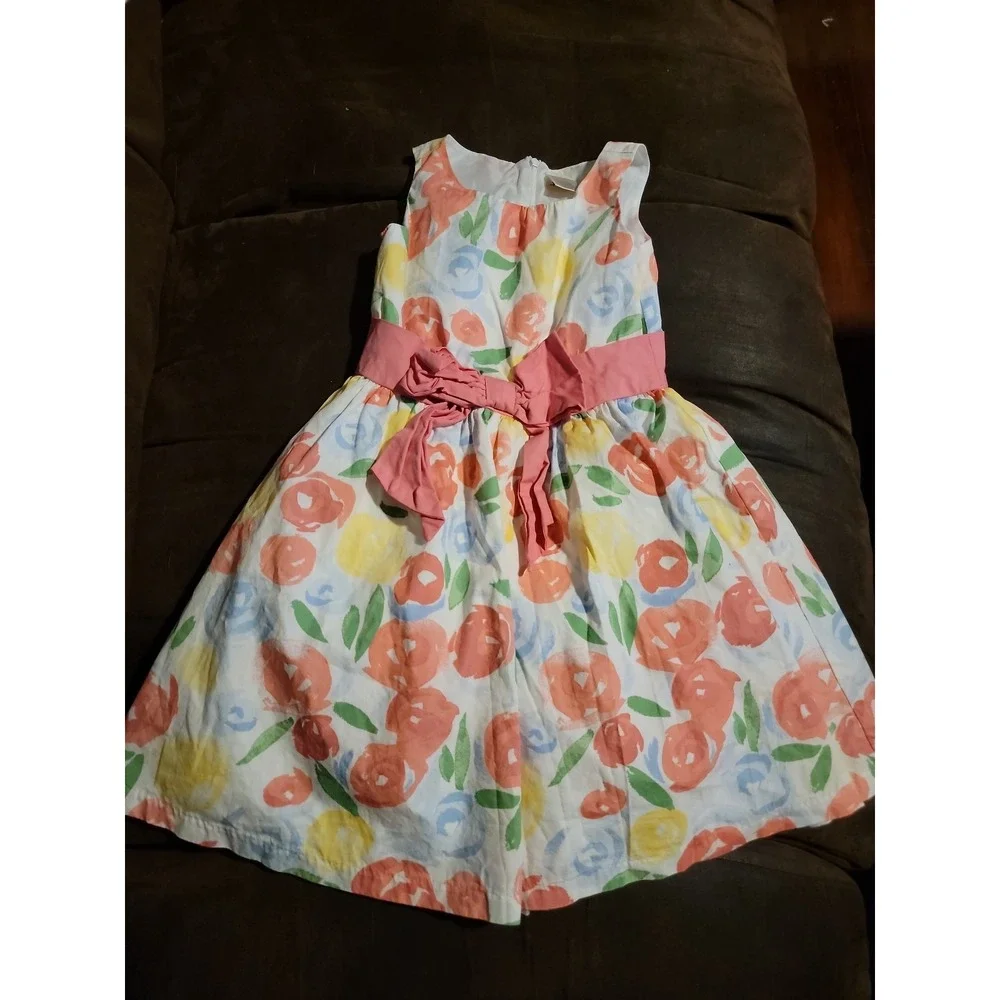 Gymboree outlet picnic party‎ spring Easter floral dress size 4